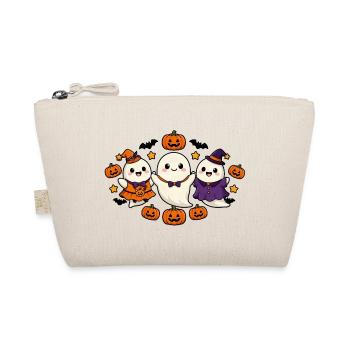 Kawaii Halloween Geister Cute Ghosts - Bio-Täschchen - Natur - Vorne