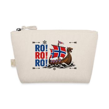  Norwegen Wikinger Langschiff RO RO RO Nordische - Bio-Täschchen - Natur - Vorne