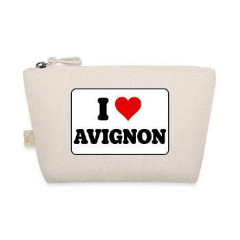 Ich liebe Avignon Ich liebe Avignon Fan French City - Bio-Täschchen - Natur - Vorne