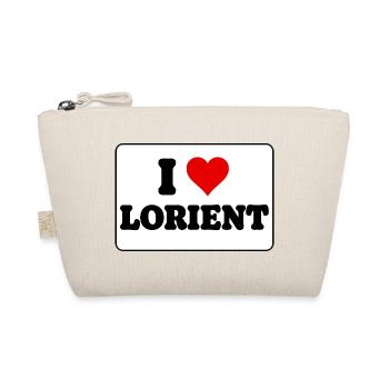 Ich liebe Lorient, ich liebe Lorient – Ich liebe Stadt - Bio-Täschchen - Natur - Vorne