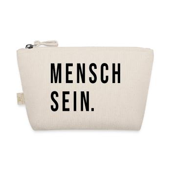 Mensch Sein - Bio-Täschchen - Natur - Vorne