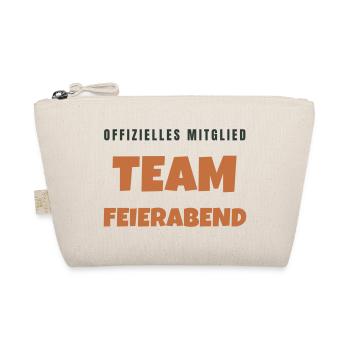Team Feierabend offizielles Mitglied - Bio-Täschchen - Natur - Vorne