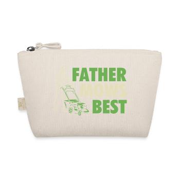 Father Mows Best – Rasenmähen Vatertag - Bio-Täschchen - Natur - Vorne