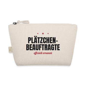 Plätzchen-Beauftragte – offiziell ernannt - Bio-Täschchen - Natur - Vorne