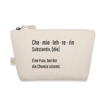 Chemielehrerin Substantiv Definition Geschenk - Bio-Täschchen - Natur - Vorne