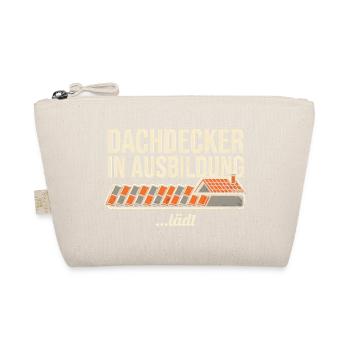 Dachdecker In Ausbildung Azubi Lehrling Handwerk - Bio-Täschchen - Natur - Vorne