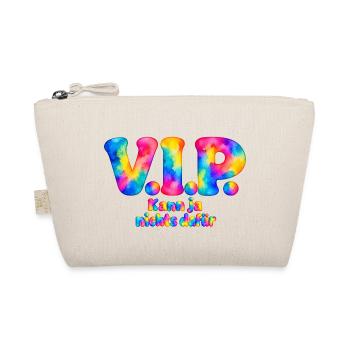 V.I.P. – Kann ja nichts dafür – Aquarell Humor - Bio-Täschchen - Natur - Vorne