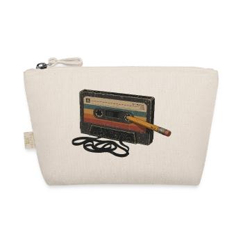Liebhaber von 90er 80er Retro-Kassettenmusik - Bio-Täschchen - Natur - Vorne