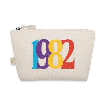 Geboren 1982 Geburtstagsgeschenk Geburtstag 82 - Bio-Täschchen - Natur - Vorne