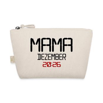 Geburt Baby, Dezember 2026 Mama - Bio-Täschchen - Natur - Vorne