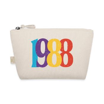 Geboren 1988 Geburtstagsgeschenk Geburtstag 88 - Bio-Täschchen - Natur - Vorne