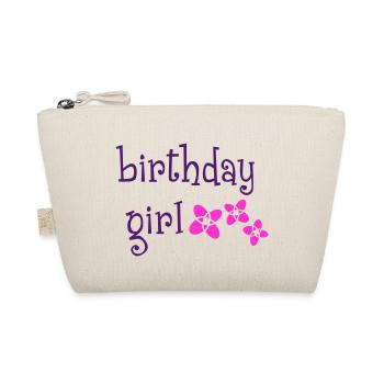 "Birthday Girl" - Trousse biologique - nature - Devant