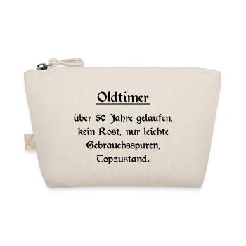 Oldtimer - 50 Birthday - Organic Pouch - nature - Front