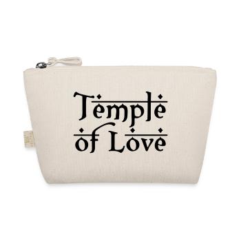 TEMPLE OF LOVE Liebe Tempel - Organic Pouch - nature - Front