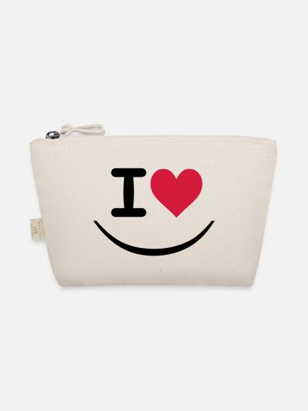 ich love - Bio-Täschchen - Natur - Vorne