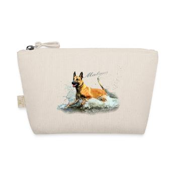 Malinois-Wasserratte - Bio-Täschchen - Natur - Vorne
