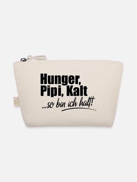 Hunger Kalt Müde so bin ich halt - Bio-Täschchen - Natur