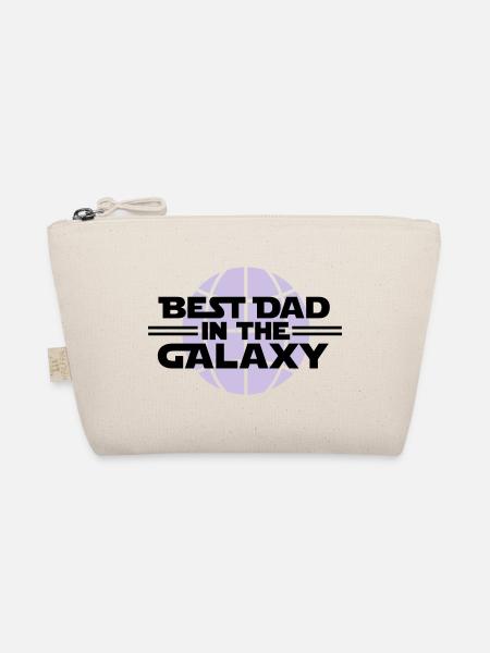 Beste Vati in der Galaxie - Bio-Täschchen - Natur - Vorne