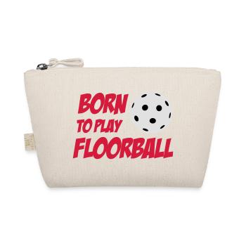 Born To Play Floorball - Organic Pouch - nature - Front