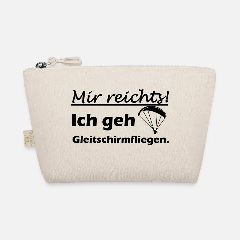 Gleitschirmfliegen Geschenk - Bio-Täschchen - Natur