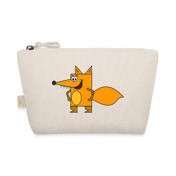 arctic fox fuchs68 - Organic Pouch - nature - Front