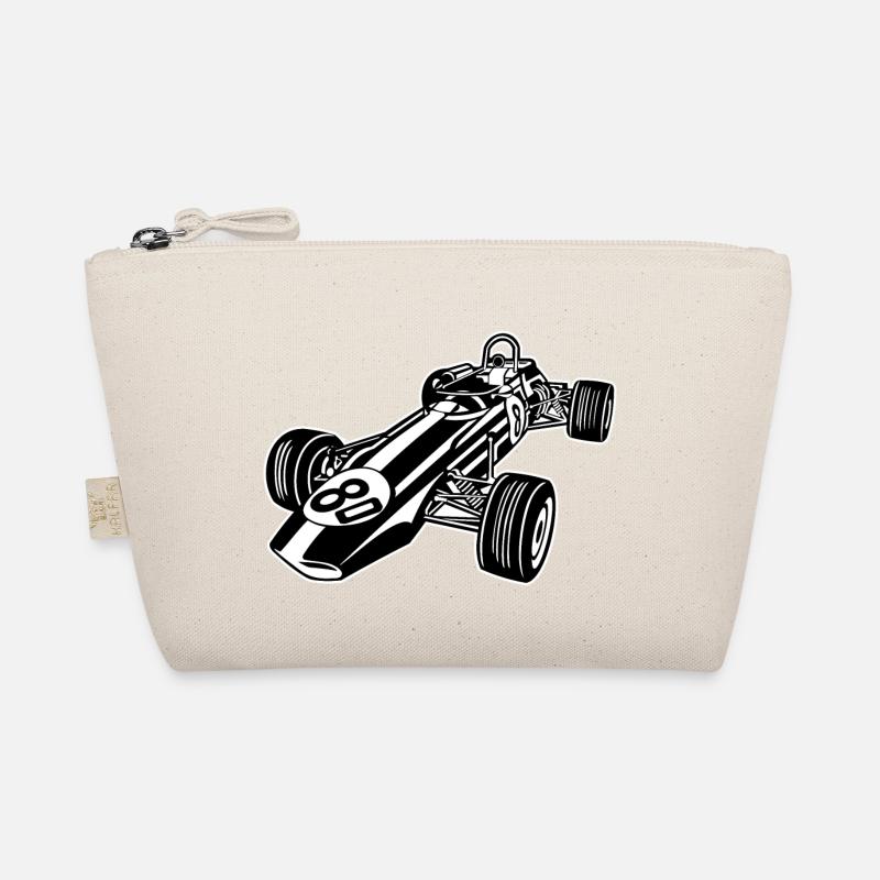 Voiture de course 02_schwarz blanc Trousse biologique