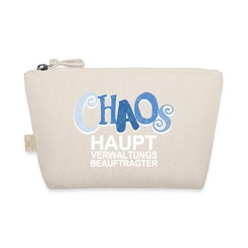 Chaos Beauftragter - lustiger Spruch für Väter - Bio-Täschchen - Natur - Vorne