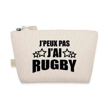 j'peux pas j'ai rugby - Trousse biologique - nature - Devant