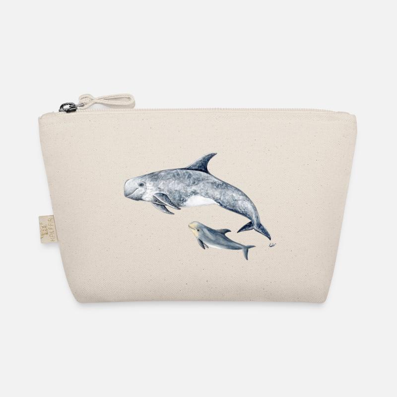 Calderón gray - Grampus dolphin - Dauphin de Risso Organic Pouch