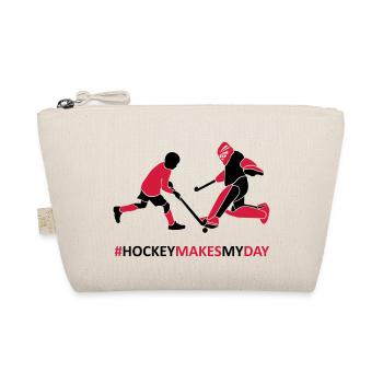 Goalkeeper and player - Organic Pouch - nature - Front
