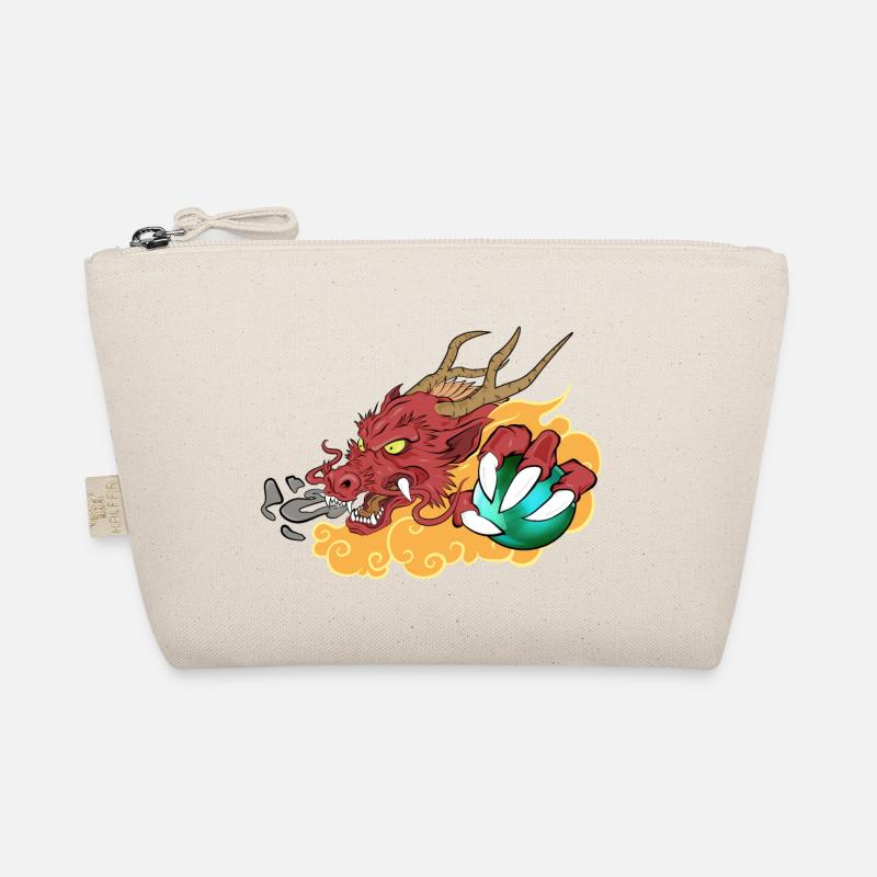 Orientalischer Drache Bio-Täschchen
