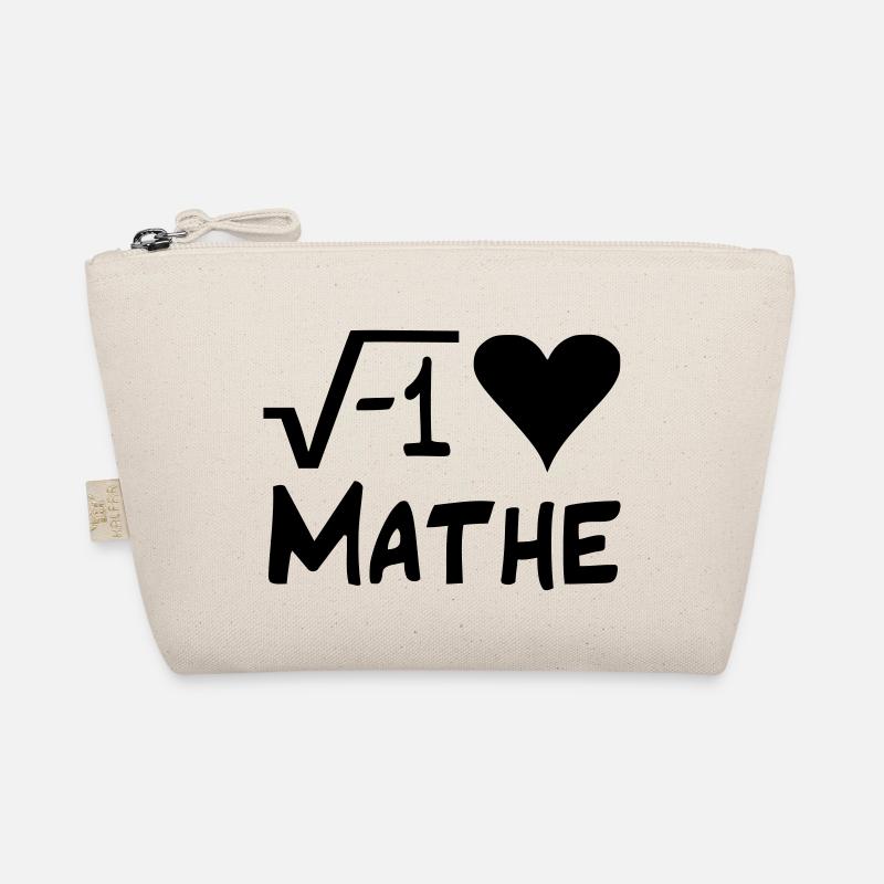 I love MATHE Bio-Täschchen