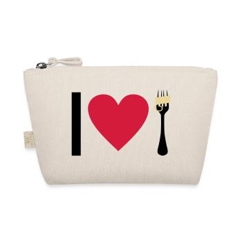 I love Pasta - Bio-Täschchen - Natur - Vorne