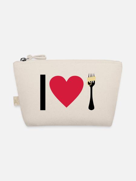 I love Pasta - Organic Pouch - nature - Front