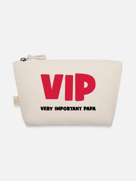Very Important Papa :) - Organic Pouch - nature - Front