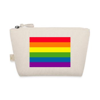 Gay-Pride-Flagge - Bio-Täschchen - Natur - Vorne
