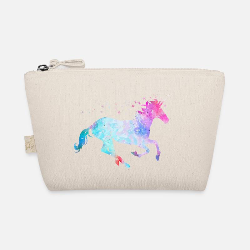 Unicorn with glitter Organic Pouch