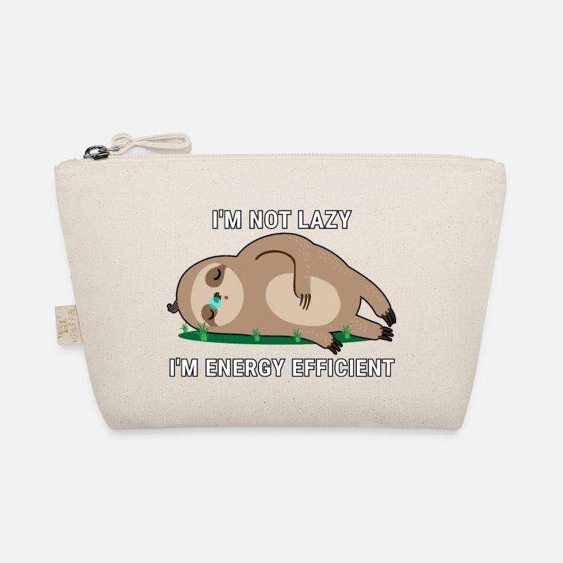 I'm Not Lazy I'm Energy Efficient Bio-Täschchen