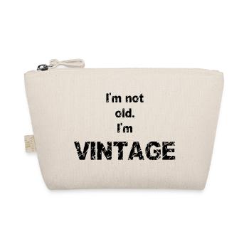 Vintage - Bio-Täschchen - Natur - Vorne