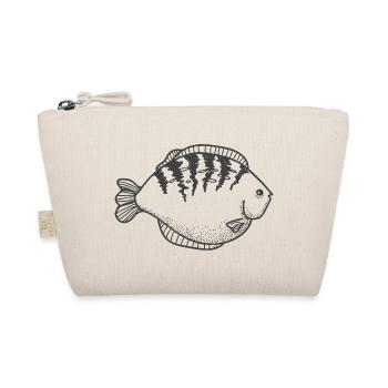 Spiral fish with dorsal stripes - Organic Pouch - nature - Front