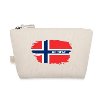Norway Flag / Scandinavia Gift Oslo - Organic Pouch - nature - Front