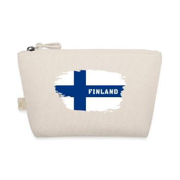 Drapeau de la Finlande / cadeau Helsinki Scandinavie - Trousse biologique - nature - Devant
