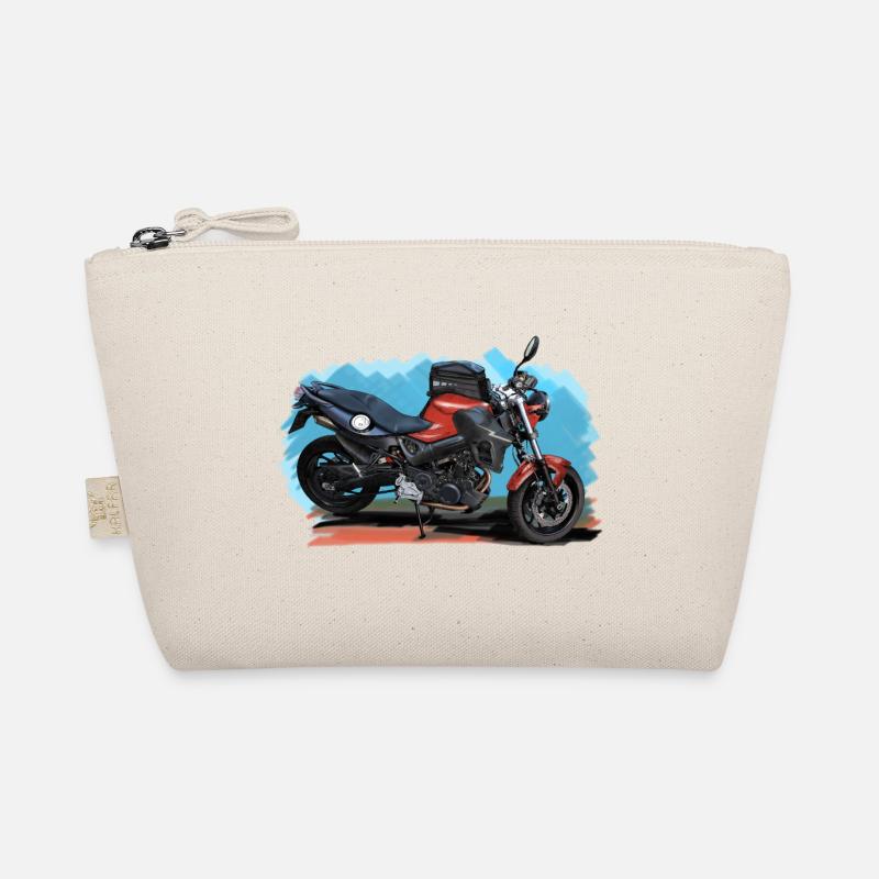 Motorrad - Bio-Täschchen - Natur