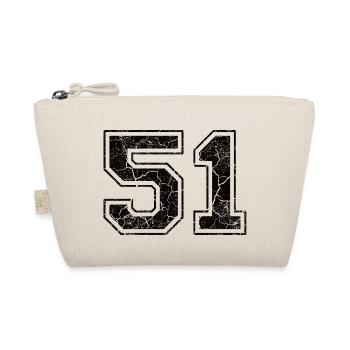 Number 51 in the grunge look - Organic Pouch - nature - Front