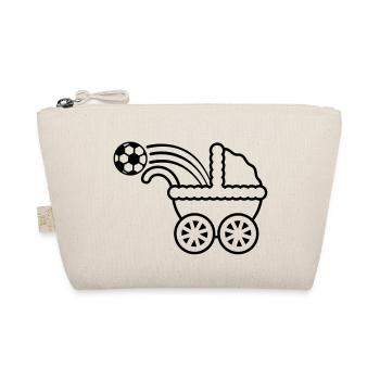 born_to_play_soccer - Organic Pouch - nature - Front