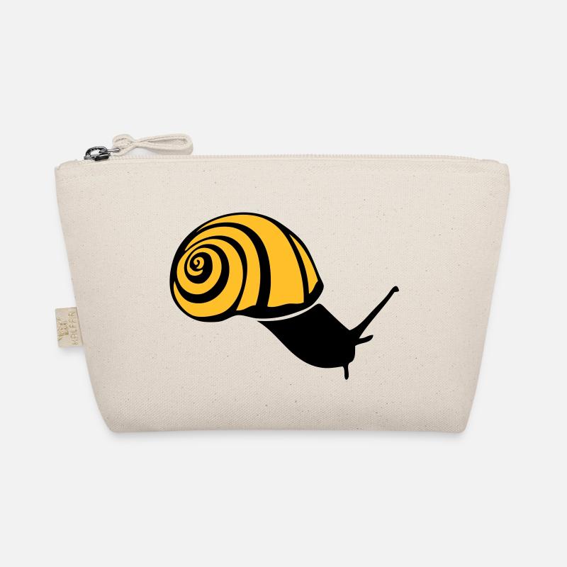 Schnecke Schnecke Schnecke schnecke lumaca2 - Bio-Täschchen - Natur