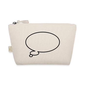 Thinking bubble - Organic Pouch - nature - Front