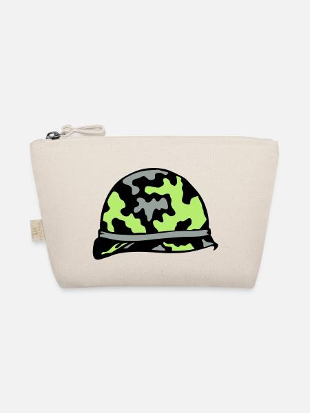 casque militaire military helmet 2 - Trousse biologique - nature - Devant
