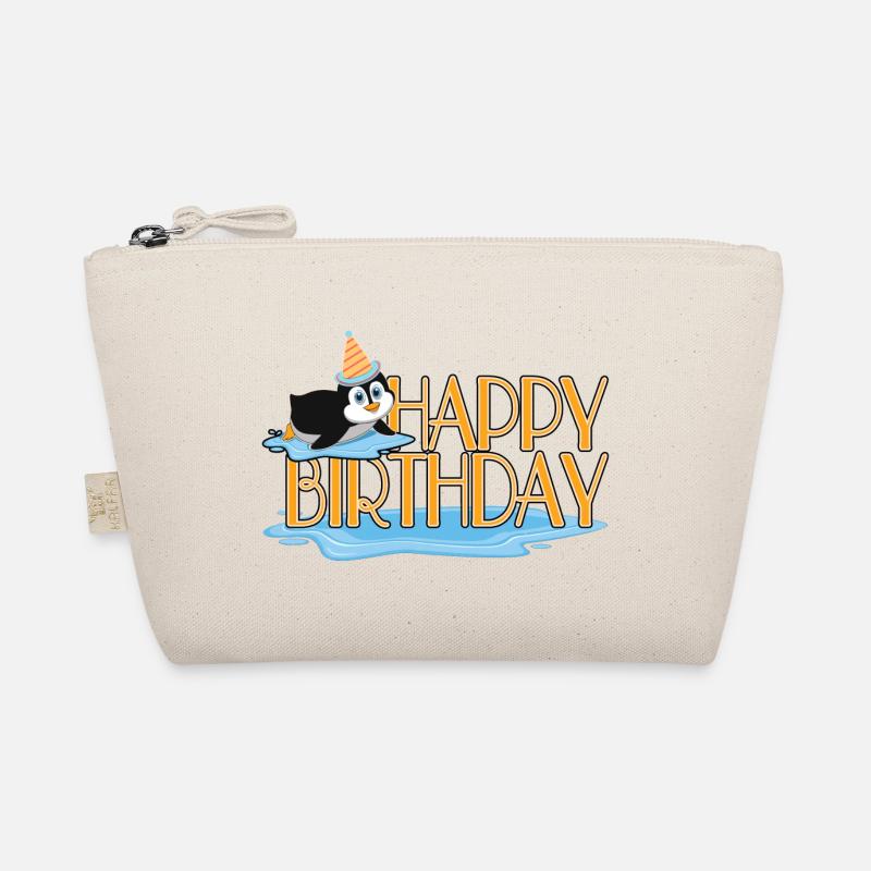 Geburtstag Pinguin Bio-Täschchen