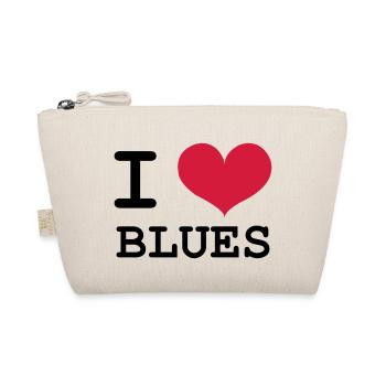 I Love Blues - Organic Pouch - nature - Front